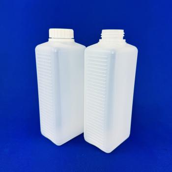 1000 ml Vierkantflasche HDPE natur eckig 50gr (ab 0,34/Stück inkl. Versand)